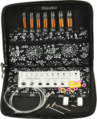 Small - SPIN Bamboo Interchangeable Set (2.75mm - 5mm) | ChiaoGoo