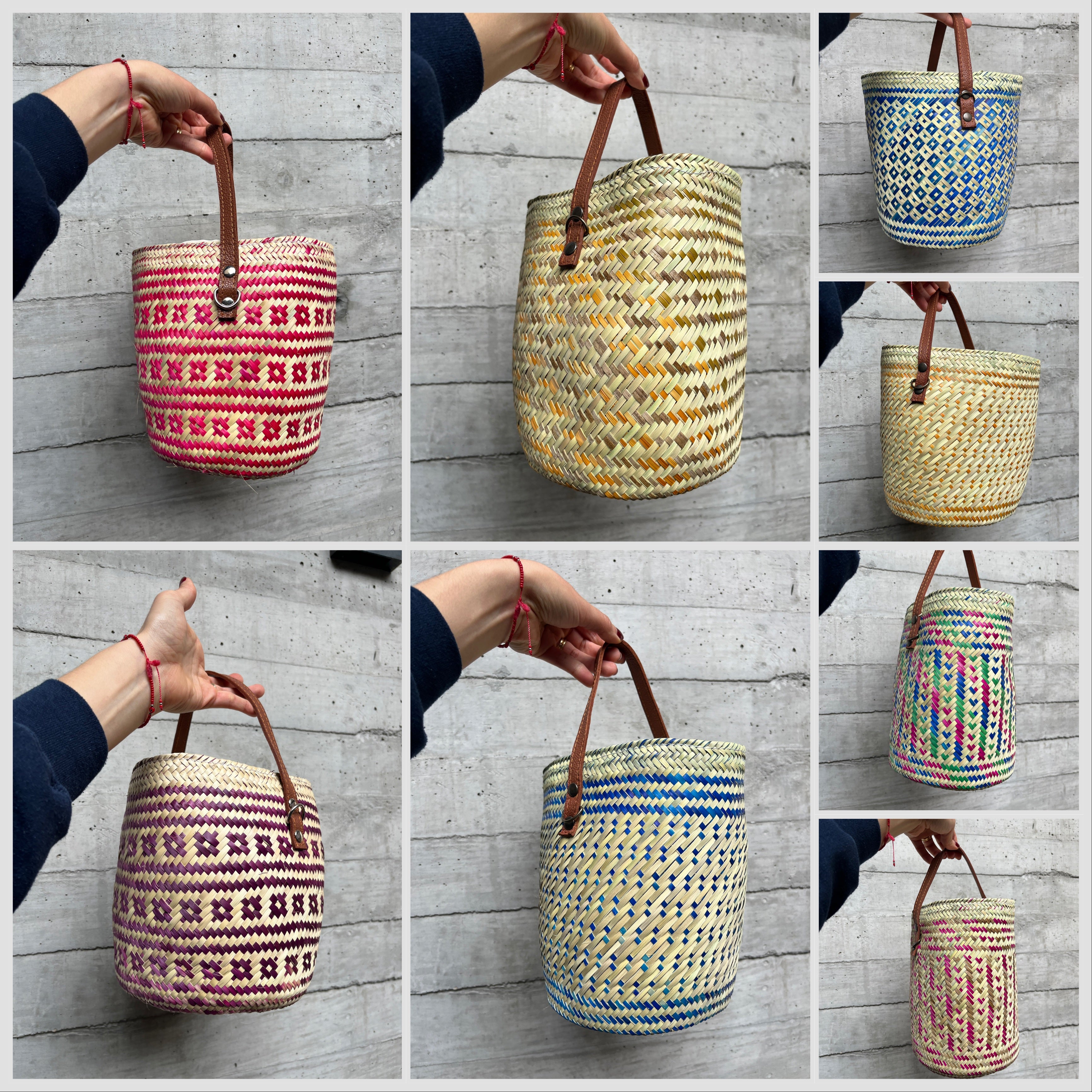 Bolsas para proyectos de tejer y crochet