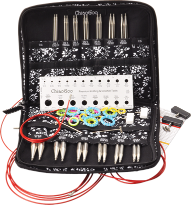 Complete Twist Lace Interchangeable Knitting Needles Set (2.75mm - 10.00mm) | ChiaoGoo
