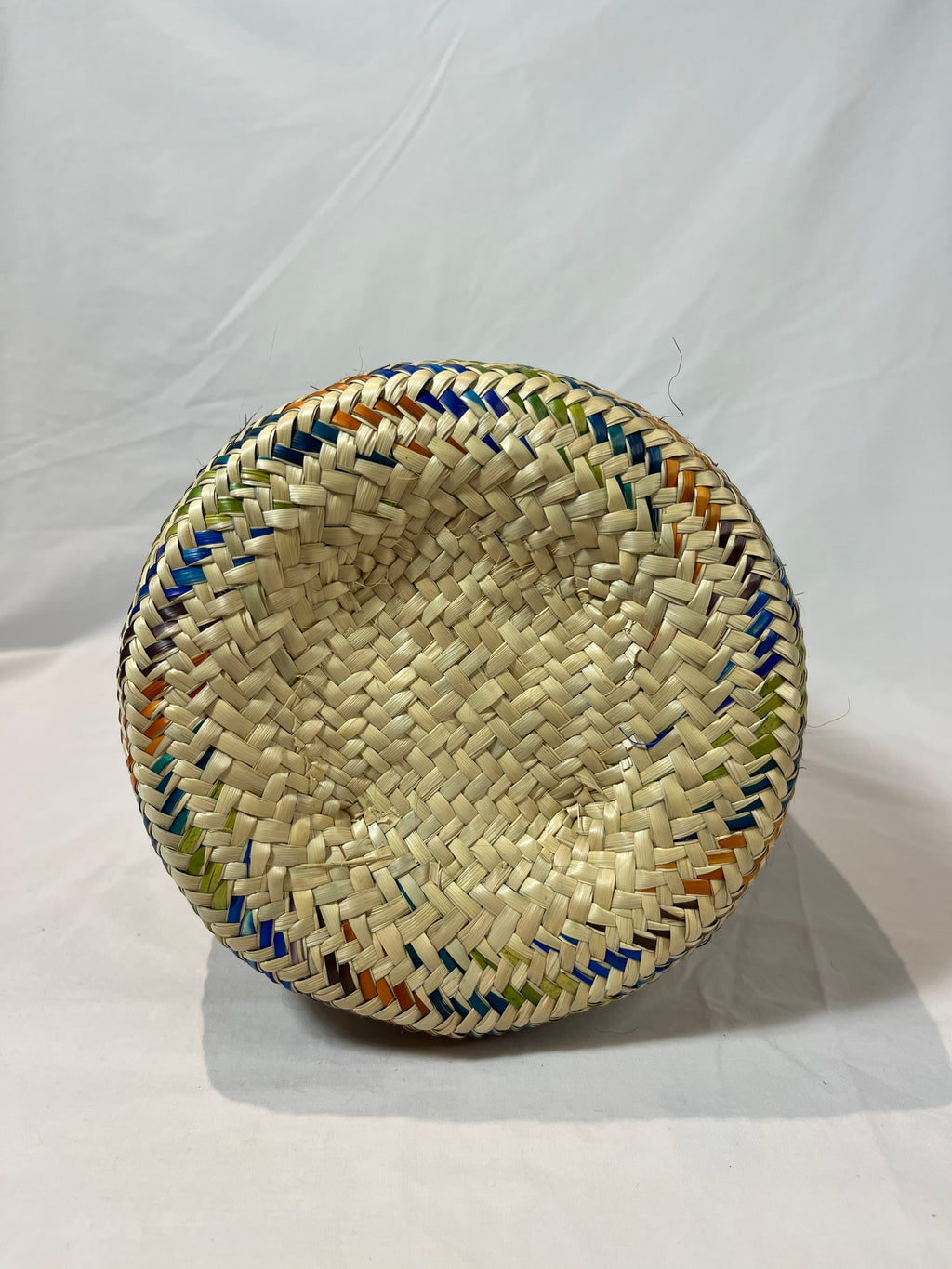 Bolsa para proyectos de tejer y crochet (colorida)