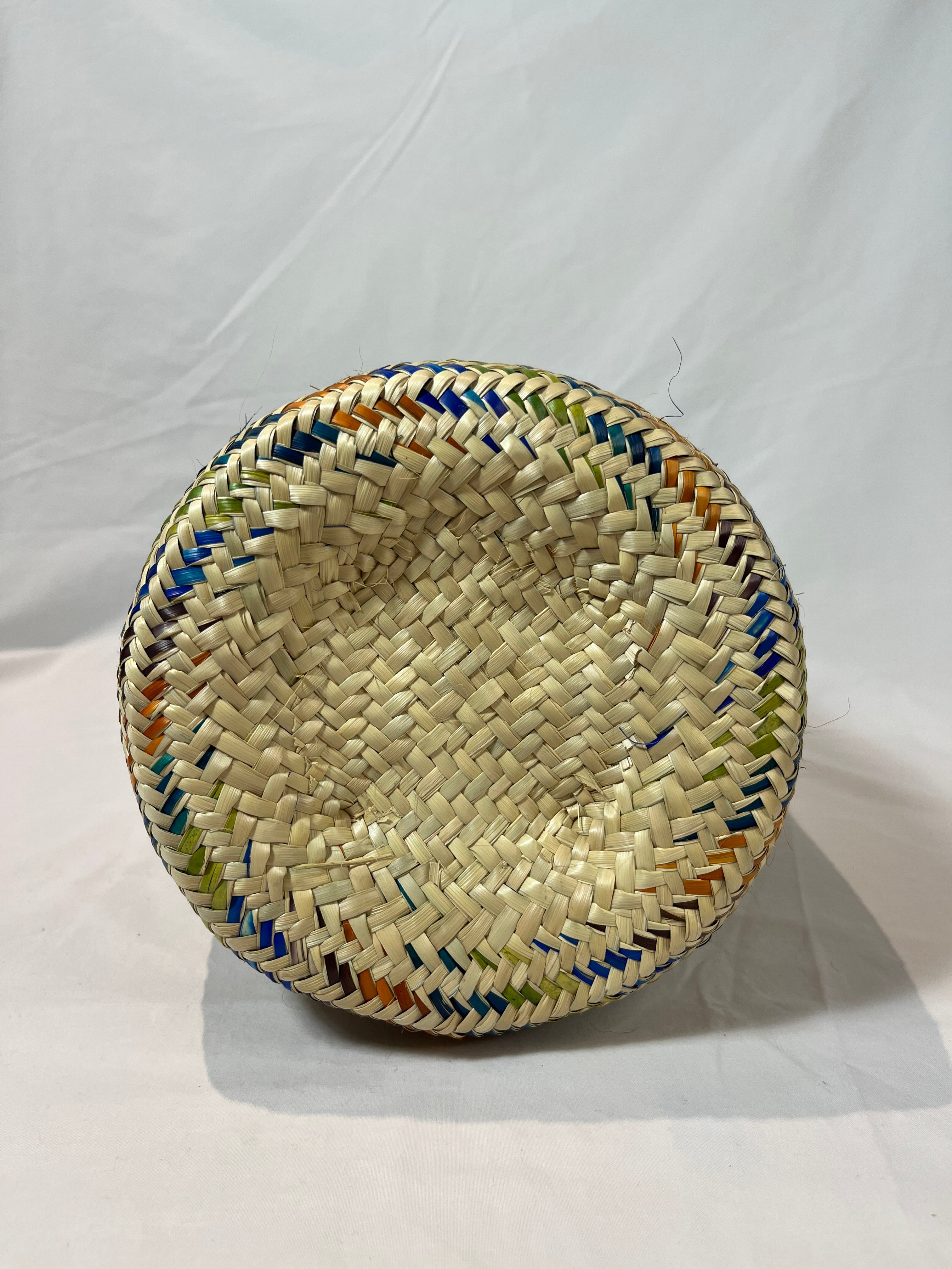 Bolsa para proyectos de tejer y crochet (colorida)