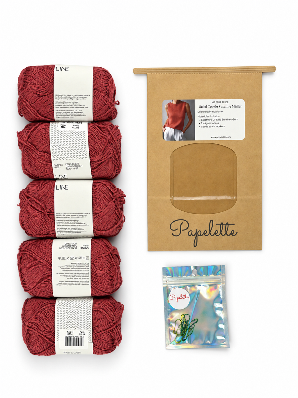 Kit para tejer SABAI Top (Principiante)