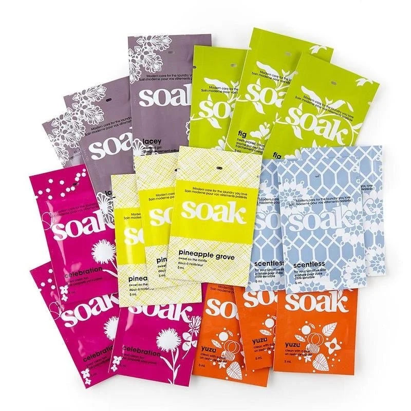 SOAK Laundry Soap Mini Sachet 5ml - Jabón para lana y prendas delicadas