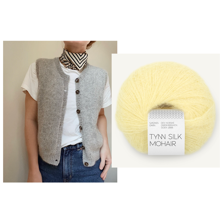 Kit Vest no. 4 de My Favourite Things Knitwear (Intermedio) | Papelette