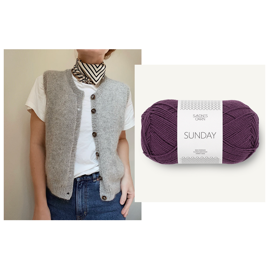 Kit Vest no. 4 de My Favourite Things Knitwear (Intermedio) | Papelette