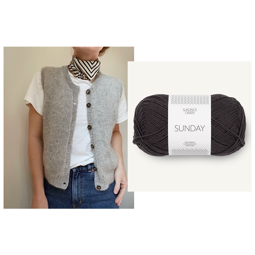 Kit Vest no. 4 de My Favourite Things Knitwear (Intermedio) | Papelette
