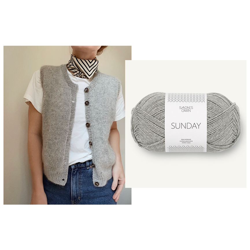 Kit Vest no. 4 de My Favourite Things Knitwear (Intermedio) | Papelette