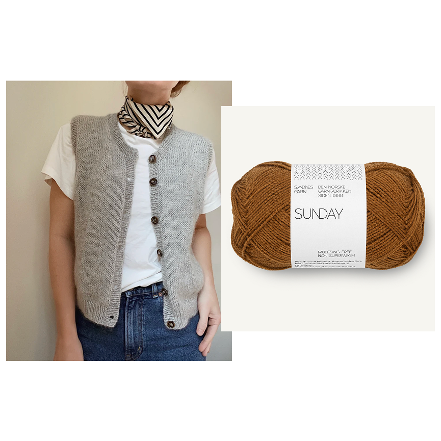Kit Vest no. 4 de My Favourite Things Knitwear (Intermedio) | Papelette