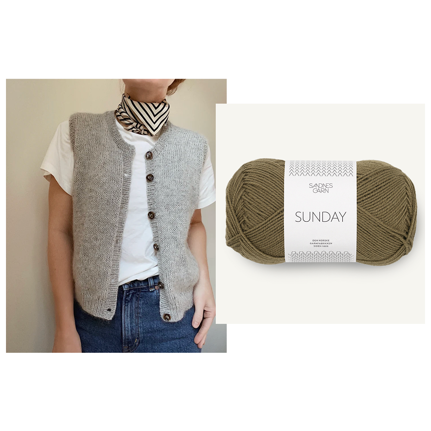 Kit Vest no. 4 de My Favourite Things Knitwear (Intermedio) | Papelette