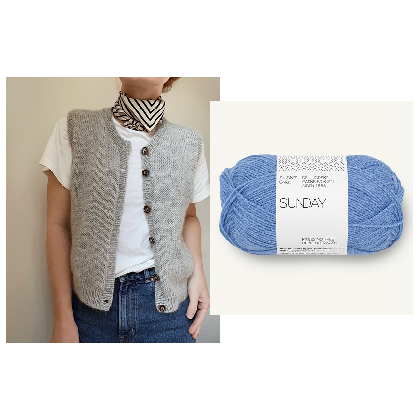 Kit Vest no. 4 de My Favourite Things Knitwear (Intermedio) | Papelette