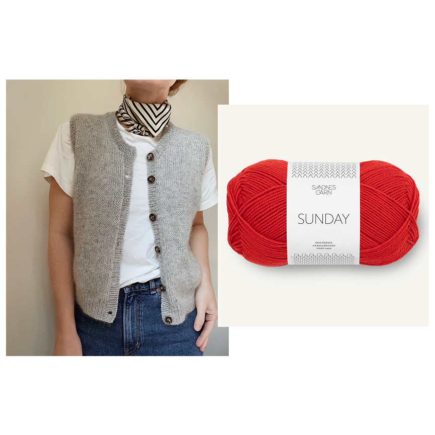 Kit Vest no. 4 de My Favourite Things Knitwear (Intermedio) | Papelette