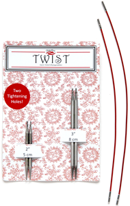 2" y 3" TWIST Short Combo - Agujas de 5 y 8cm (") | ChiaoGoo